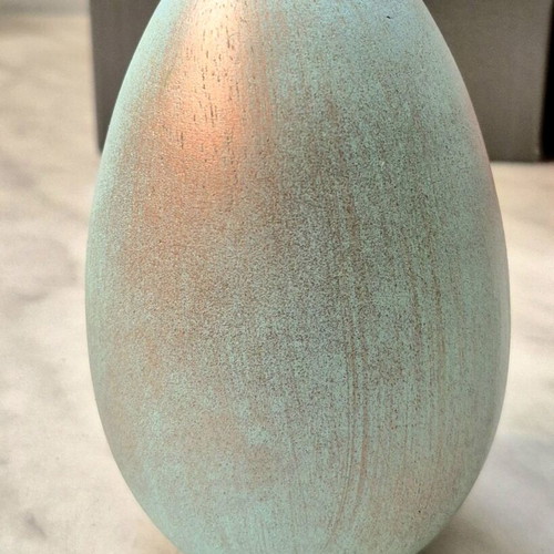 Handmade decorative Easter egg from solid wood like new