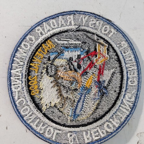 Military Air Force Patch Topsy CRC Radar NATEVAL 2003 like new