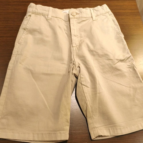 Zara chino fabric bermuda shorts 10 years 140cm like new beige