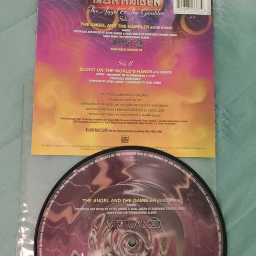 Iron Maiden The Angel And The Gambler LP like new