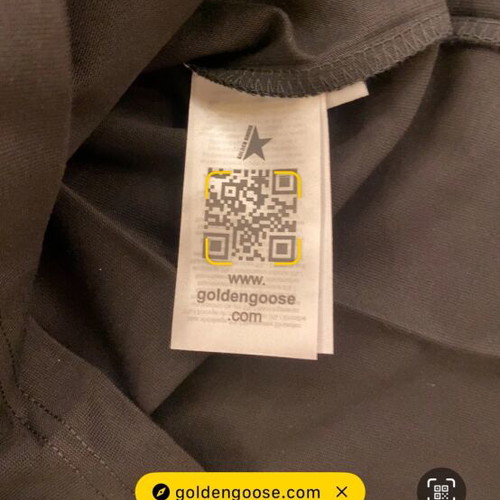 Golden Goose T-shirt black, sizes S M, new