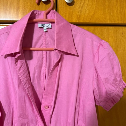 Forel cotton women's shirt like new, size M/L, pink