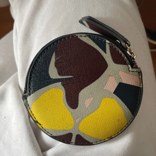 Tous wallet used, multicolored with stains