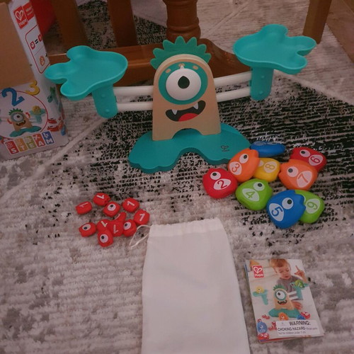 Hape balance toy used, suitable for ages 3+
