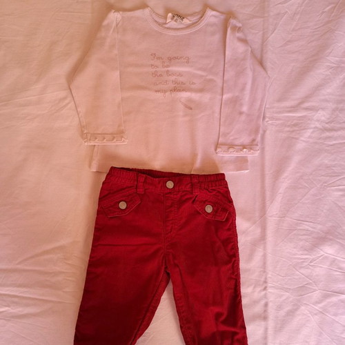 Clothing set 8 pieces for 12-month-old girl like new