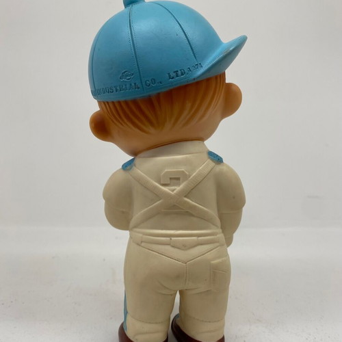 Vintage Iwai Squeak Toy Baby Boy Baseball 1971 used