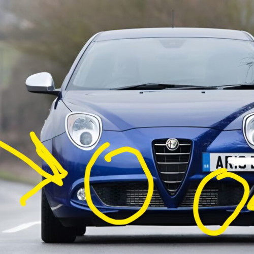 Alfaromeo Mito front grille trims parts like new