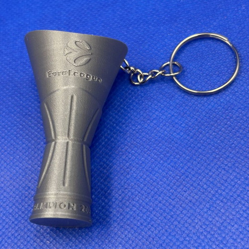 Olympiacos EuroLeague Trophy Keychain 3D Printed 2026
