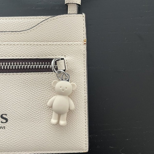 Tous Pop Pendant Cardholder Beige Like New with Strap