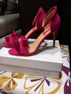 Dorothy Perkins high heel sandal hot pink new, size 42