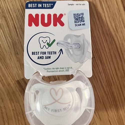 Nuk glass baby bottle and two pacifiers new