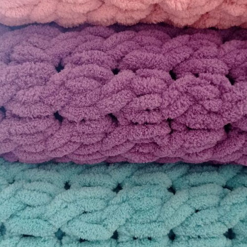 Alize Puffy Handmade Baby Blanket made to order, hypoallergenic