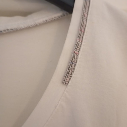 Betty Barclay women's blouse used, white multicolor, size L
