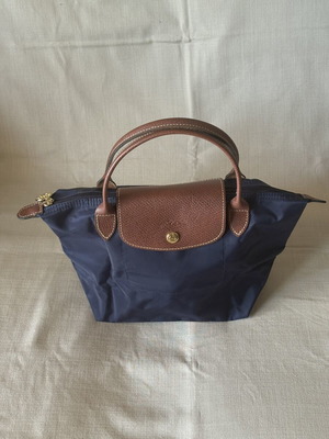 Longchamp blue medium handbag new
