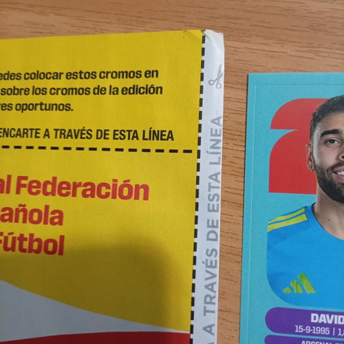 Panini World Cup 2026 Spain 12 update stickers with placement sheet