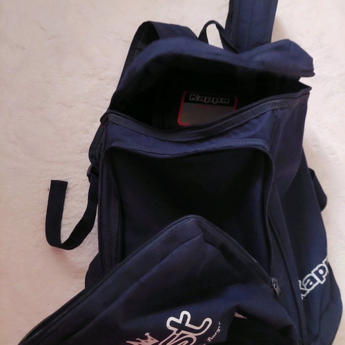 Kappa training bag like new, blue, with three compartments