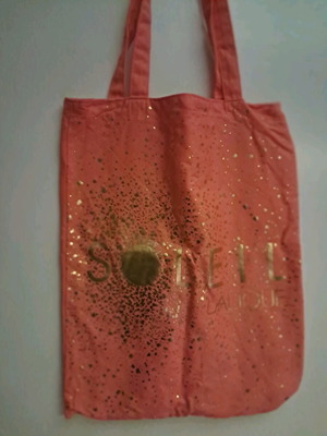 Collectible bag used, fabric for Lalique perfumes