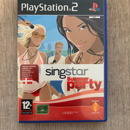 Singstar Summer Party PlayStation 2 used complete