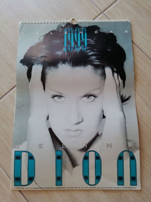 Celine Dion 1999 Official Calendar used, collectible