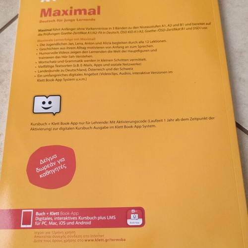 Maximal A1 Kursbuch German learning book like new
