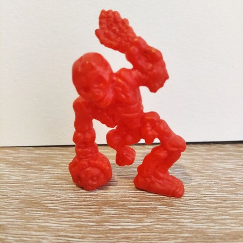 Monster In My Pocket Skeleton figure, red, Matchbox