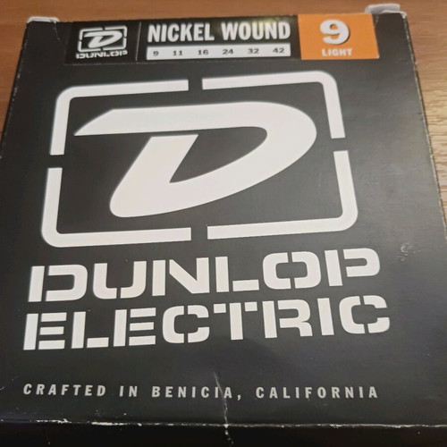 Dunlop Electric Guitar Strings 09-42 Light Nickel Wound new