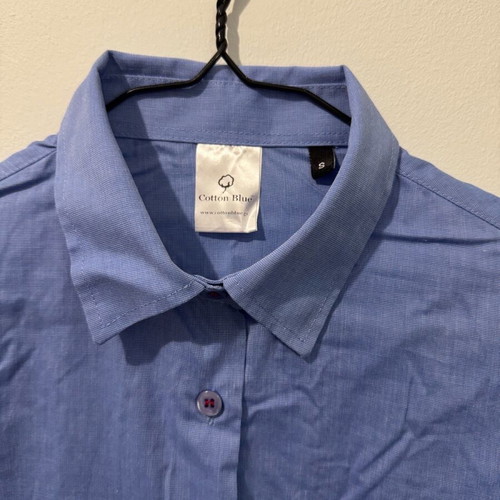 Cotton Blue women's shirts like new, 2 Small and 2 Medium, blue, 100% cotton