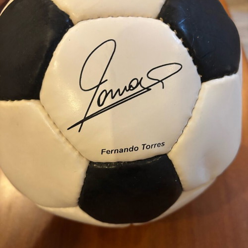 Collectible ball with printed signatures new