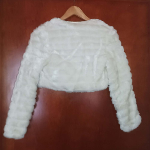 Girls' Teen Evening Set like new with white bolero and blue velvet skirt