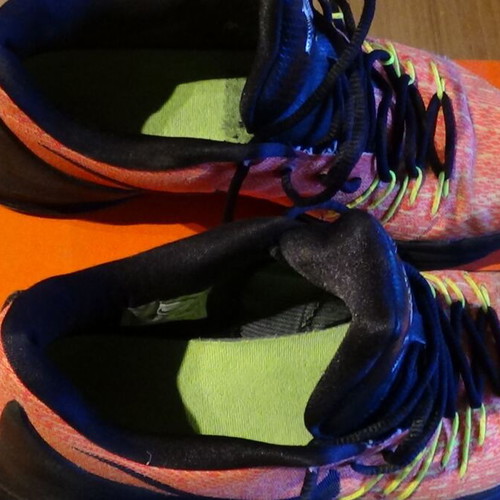 Nike KD 8 basketball shoes used, size 41, orange-black