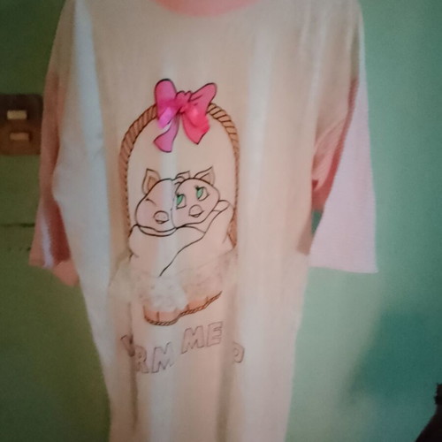 Makó dress with logo and lace, like new, multicolored