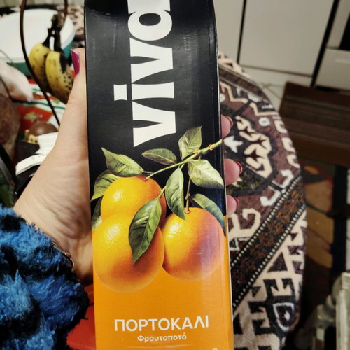 Viva orange fruit drink pack of 4 x 1L new
