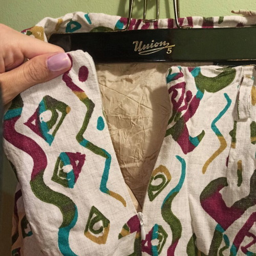Vintage Miss Raxevsky skirt multicolored, new, size M