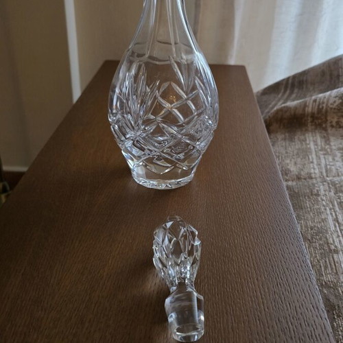 Crystal Carafe like new, height 37cm