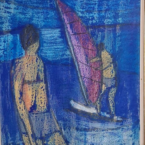 Original painting by Elsa Magazian, 35 × 50 cm