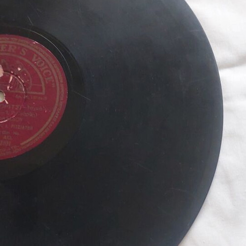 His Master's Voice 78 RPM Record used, Glyky Mou Koritsi tango