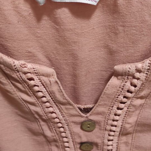 Sleeveless top used, pink, size XXXL
