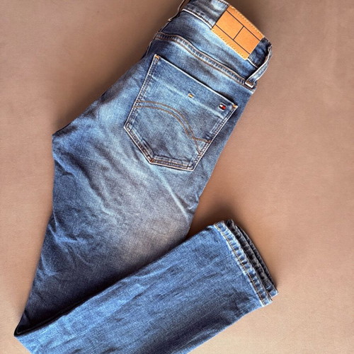 Tommy Hilfiger women's pants used, blue, elastic size S-M