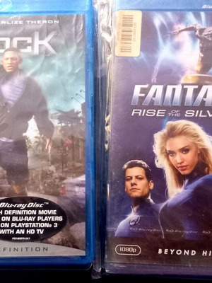 Blu-ray movies Hancock and Fantastic 4 new with English and Greek subtitles