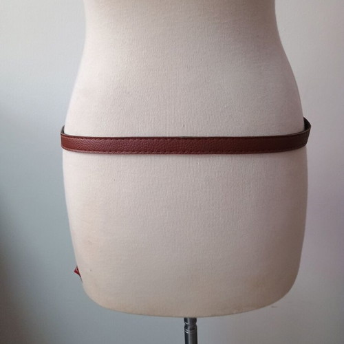 Women's belt brown thin with silver details used