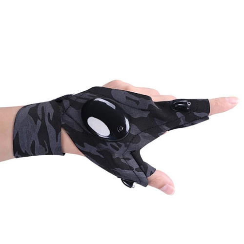 Mydays Tech LED Flashlight Gloves Camouflage σετ δεξί και αριστερό γάντι καινούργιο