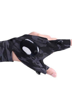 Mydays Tech LED Flashlight Gloves Camouflage σετ δεξί και αριστερό γάντι καινούργιο