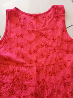 Kibour blouse red Medium like new