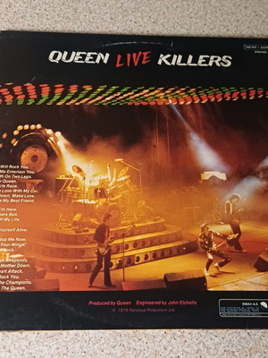 Queen Live Killers vinyl record used