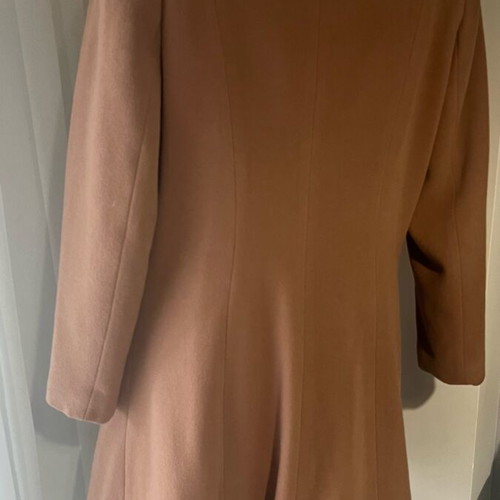 Wool women's coat used in camel color, size S