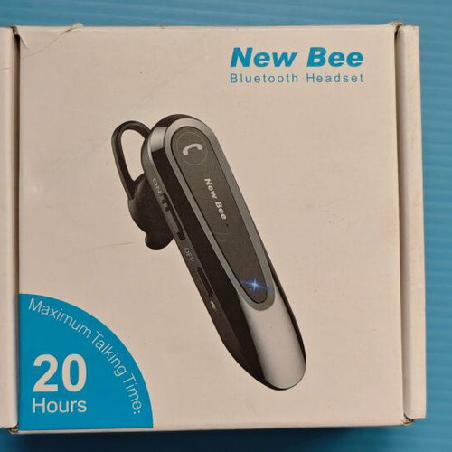 New Bee Bluetooth Handsfree Headset V5.0 with Dual Microphone, New