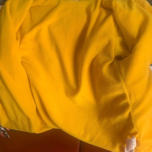 Boboli waterproof jacket with yellow fleece lining, like new, blue, size 140 cm