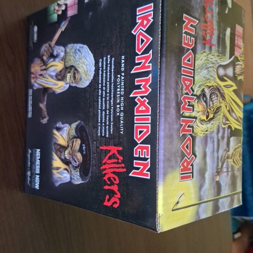 Iron Maiden licensed resin statue box
