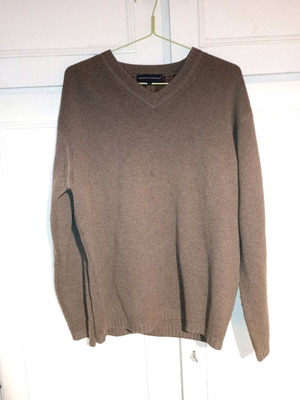 Oxford Company men's knit sweater like new, brown, size L