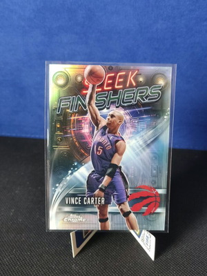 Κάρτα Vince Carter Sleek Finishers Toronto Raptors Topps Chrome 2025-2026 σαν καινούργιο